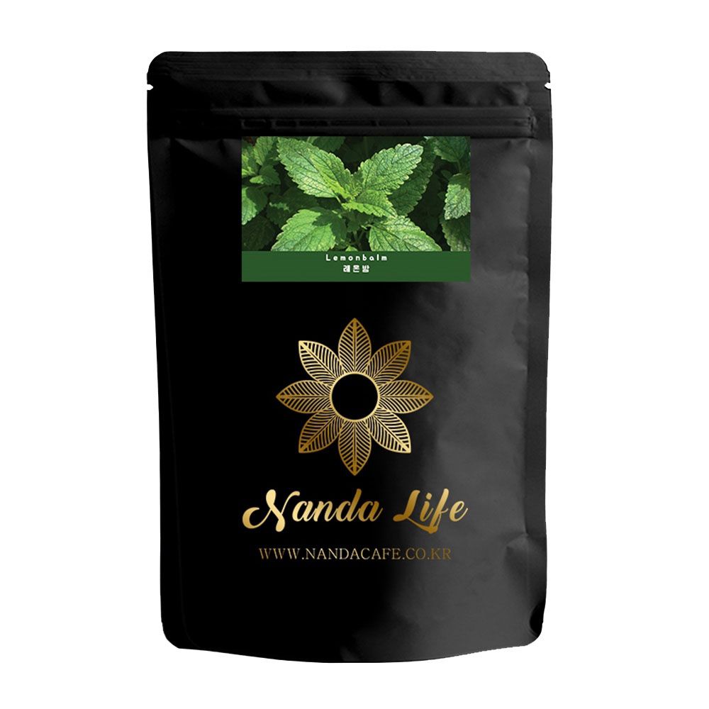 Nanda Life Premium Lemon Balm Tea 50 Tea Bags Pure European Herb Tea for Healthy Daily Wellness Habit
